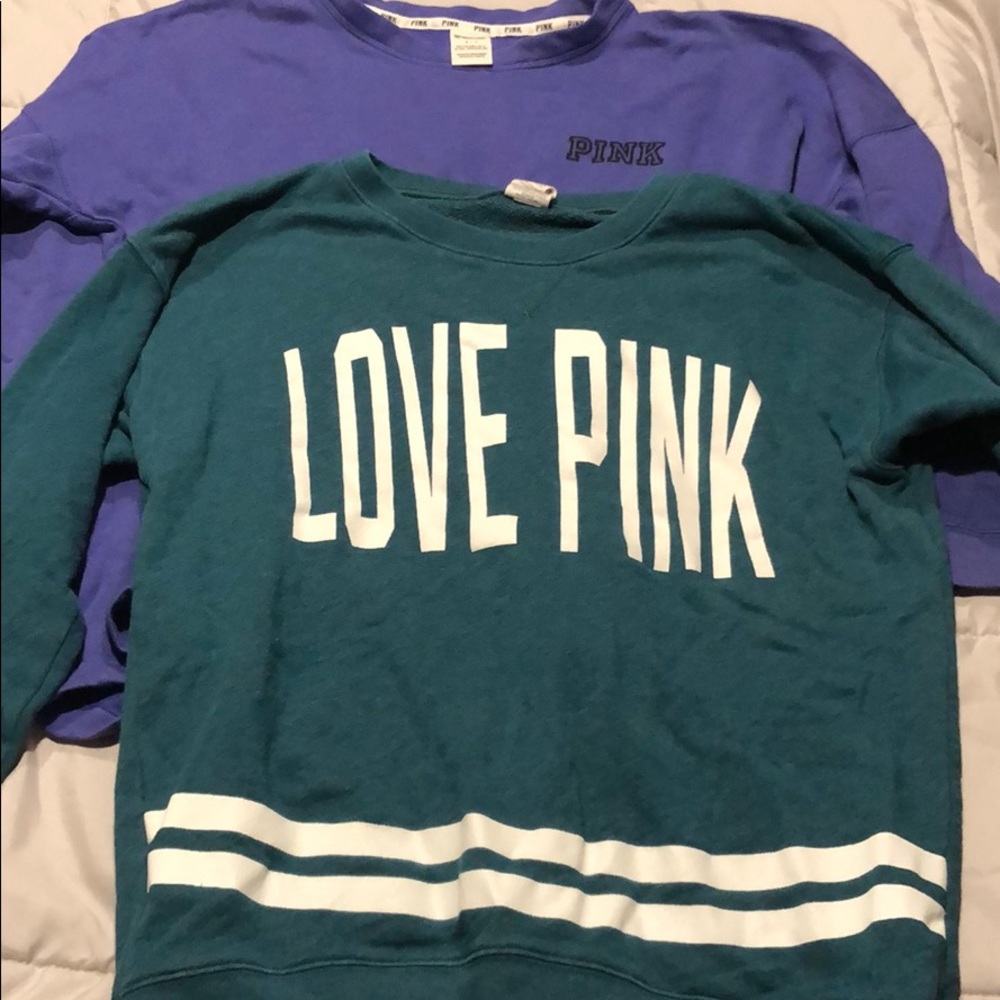 Vintage PINK by Victoria’s Secret Crew Necks